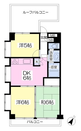 シエスタ田園調布の物件間取画像